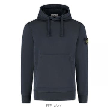 26 FW 스톤 아일랜드 로고 패치 스트레이트 헴 후드티 V0020 L2S156100062S0051