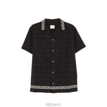 | Other Brand | CHE embroidered check pattern shirt 12107856904456 TP7245770CHE embroidered check pattern shirt 12107856904456 TP7