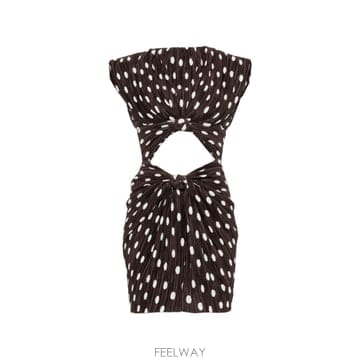 | Other Brand | Cult Gaia Marilou polka dot plisse dress 12107857232136 TP72Cult Gaia Marilou polka dot plisse dress 1210785723213