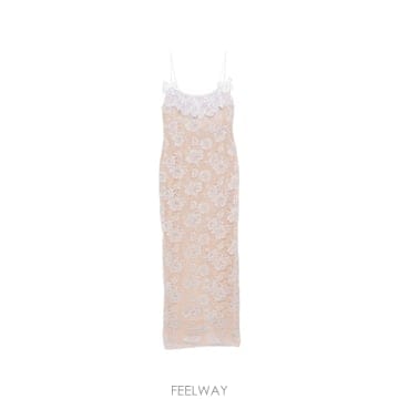 ALESSANDRA RICH �˷�����ġ sequin embroidered lace maxi dress 12107857035528 TP�˷�����ġ sequin embroidered lace maxi dress 1210