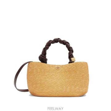 GANNI ���� small Bou straw tote bag 12107862180104 TP724579648���� small Bou straw tote bag 12107862180104 TP7245796