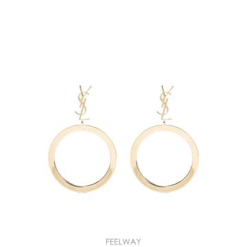 Saint Laurent 26FW ���ζ� ���ζ� Creoles Cassandre Earrings 784142Y15008030 TP5726FW ���ζ� ���ζ� Creoles Cassandre Earrings 784142Y1