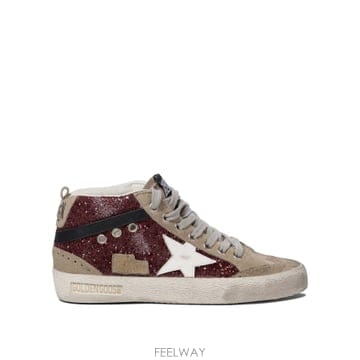 Golden Goose 26SS ��籸�� MID ��Ÿ GLITTER UPPER SUEDE TOE �� SPUR ���� ��Ÿ �� WAVE26SS ��籸�� MID ��Ÿ GLITTER UPPER SUEDE TOE �� SPUR