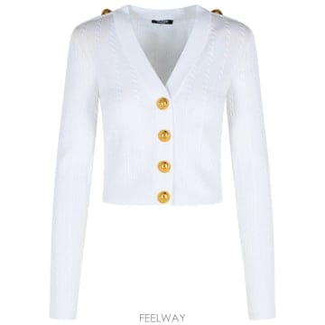 Balmain 25FW Balmain V Necked ����� FF1KL245KI500FA TP57183462825FW Balmain V Necked ����� FF1KL245KI500FA TP5718346