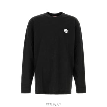 26SS KENZO 블랙 코튼 t 셔츠 FF65TL3544SG99J TP571834614