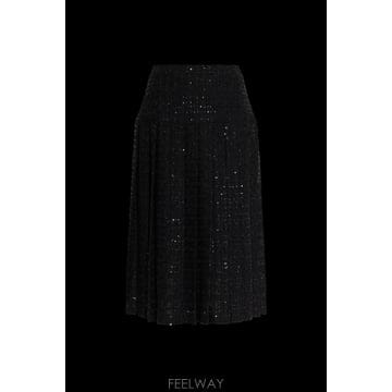 ALESSANDRA RICH 26SS �˷�����ġ ��ĿƮ with a slit FABX4285F47140900BLACK TP57453826SS �˷�����ġ ��ĿƮ with a slit FABX4285F471409