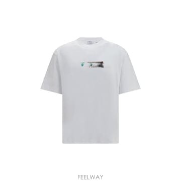 Off White 26FW ����ȭ��Ʈ ���� Ƽ���� OMAA120F26JER01210 100 WHITE26FW ����ȭ��Ʈ ���� Ƽ���� OMAA120F26JER01210 100 WHI