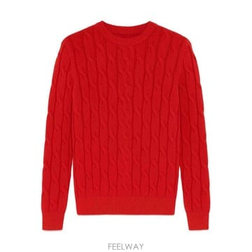 Jacob Cohen 25FW �������� Red ĳ�ù̾� Cable ��Ʈ Crew �� ������ JURSG018000X0012FLO8925FW �������� Red ĳ�ù̾� Cable ��Ʈ Crew �� ������ J