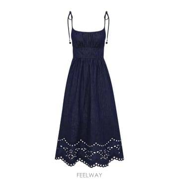 Zimmermann ���Ӹ� Zimmerman Mahon Broderie ���� Midi �巹�� 8319DSS263INK TP575���Ӹ� Zimmerman Mahon Broderie ���� Midi �巹�� 8319D