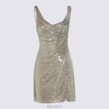 Self Portrait 26FW Self portrait CHAMPAGNE RHINESTONE DRAPED �̴� �巹�� PF260426FW Self portrait CHAMPAGNE RHINESTONE DRAPED �̴� ��