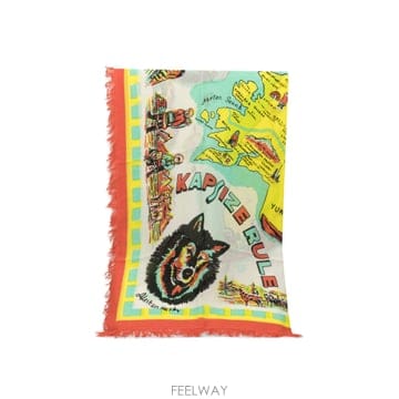 26SS 캐피탈 Yukon Life 맵 스카프 K2510XM544ECRU TP570979966
