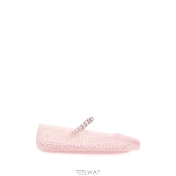 Jimmy Choo 26FW ������ ��ũ rubber Jelly ballerinas THEJELLYNTXCOTTONCANDYSI26FW ������ ��ũ rubber Jelly ballerinas THEJELLYNTXCO