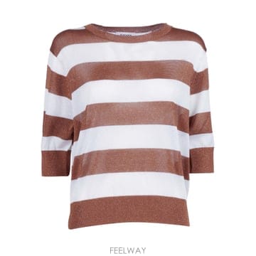 | Other Brand | 26SS Ĳ�׶� ĳ�ù̾� Striped lurex crew ��, ��Ʈ sleeves 39702123 TP5726SS Ĳ�׶� ĳ�ù̾� Striped lurex crew ��, ��Ʈ sleev