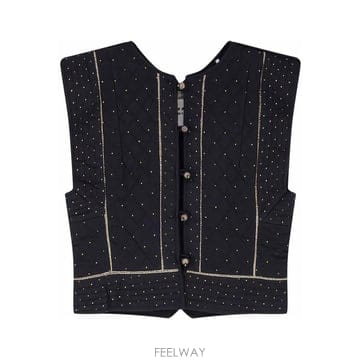 26SS 이자벨마랑 Padded 앤 quilted Volana 베스트 GI0078FAD1J03E01BK TP