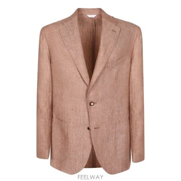 | Other Brand | 26SS BOGLIOLI Linen fabric  Herringbone pattern  Ŭ���� ��  �� bu26SS BOGLIOLI Linen fabric  Herringbone pattern  Ŭ��