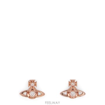ViVienne westwood 26SS ���� ����Ʈ��� Reina Earrings with ũ����Ż 6201037C02G103G103 T26SS ���� ����Ʈ��� Reina Earrings with ũ����Ż 62