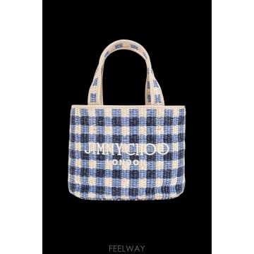 Jimmy Choo 26SS ������ �ڵ�� Beach �̴� BEACHTOTEEWMINIHEEMARINEMIXECRU TP574426SS ������ �ڵ�� Beach �̴� BEACHTOTEEWMINIHEEMARINE