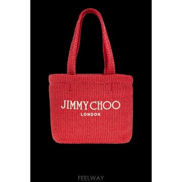 Jimmy Choo 26SS ������ Beach Medium ��� �� BEACHTOTEEWMJYNRUBYREDLIGHTGOLD T26SS ������ Beach Medium ��� �� BEACHTOTEEWMJYNRUBYRE