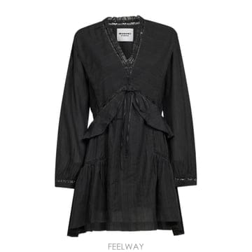 Isabel Marant 26SS ���ں����� ���� �巹�� RO0974FAD1J11EBLACK TP57232367526SS ���ں����� ���� �巹�� RO0974FAD1J11EBLACK TP5723
