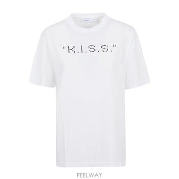 Off White 26SS Off ȭ��Ʈ Kiss e Reg Tee ȭ��Ʈ   ���� OWAA089S26JER0070110 TP26SS Off ȭ��Ʈ Kiss e Reg Tee ȭ��Ʈ   ���� OWAA089S2