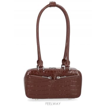 Self Portrait 26SS Self portrait �� WITH CROCODILE EFFECT RS26306BRBROWN TP26SS Self portrait �� WITH CROCODILE EFFECT RS26306BRB