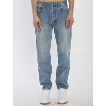 Saint Laurent ���ζ� Mick 5 pocket straight ���� jeans 816412Y35AS4415 TP571833���ζ� Mick 5 pocket straight ���� jeans 816412Y35AS44