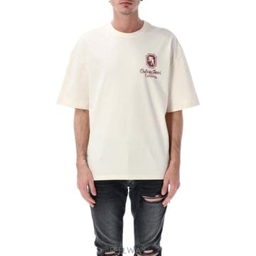 26SS AMIRI Amiri MA Chateau 오버사이즈 코튼 Tee AMTOJR1062127 TP577