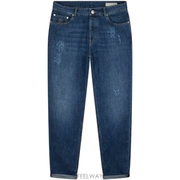 Brunello Cucinelli 26SS ���ڷ� ��ġ�ڸ� �ΰ� Embroidery Jeans M0Z37D3210C1468 TP571822426SS ���ڷ� ��ġ�ڸ� �ΰ� Embroidery Jeans M0Z37D321