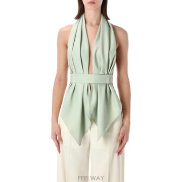 Alberta Ferretti 26SS �˺���Ÿ �䷹Ƽ �˺���Ÿ �䷹Ƽ draped ��ī�� effect ž 261M08040128034026SS �˺���Ÿ �䷹Ƽ �˺���Ÿ �䷹Ƽ draped ��ī�� eff