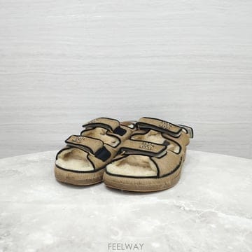 샤넬 벨크로 샌들 블랙