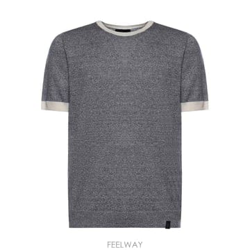 26SS FAY Linen 앤 코튼 T 셔츠 NMMC1522420WYK11G2 TP575563828