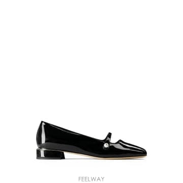 Jimmy Choo 26SS ������ Elisa Ballerina heeled ���� ELISABALLERINAPATBLACK TP26SS ������ Elisa Ballerina heeled ���� ELISABALLERINA