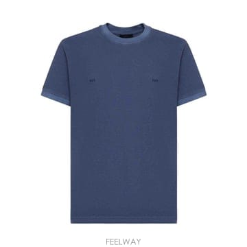 26SS FAY PIQUET TINTO FROSTED T 셔츠 NPMB352136TZEFU211 TP5755