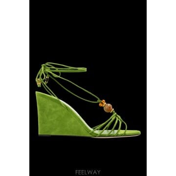 Jimmy Choo 26FW ������ Lova Suede ���� ���� ���� LOVAWEDGE85IPVCLOVERMIX TP5753526FW ������ Lova Suede ���� ���� ���� LOVAWEDGE85IPVCL