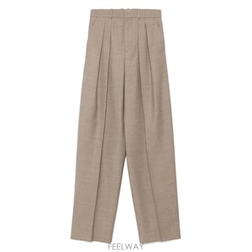 Saint Laurent 25SS ���ζ� ���̵� taupe ������ �� trousers 824389Y1I251506 TP5718329025SS ���ζ� ���̵� taupe ������ �� trousers 824389Y1I2