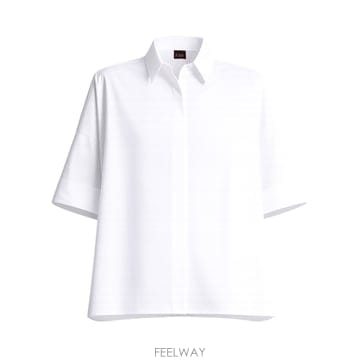 26SS FAY 셔츠 In 화이트 코튼 NCWA552552SZGRB001 TP577291006
