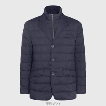 에르노 네이비 블루 nylon 다운 자켓 PI001ULE12456Z9202 TP576464418