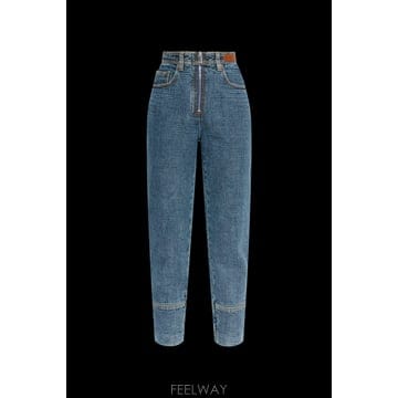 Lanvin 26SS Lanvin Jeans with sewn in zippers in the legs RWTR0330D26SS Lanvin Jeans with sewn in zippers in the legs RWT