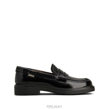 24FW TOD S Mocassino Tods in pelle spazzolata con motivo bro