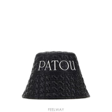 23FW PATOU 블랙 nylon 버켓 모자 AC0270158994B TP578503286