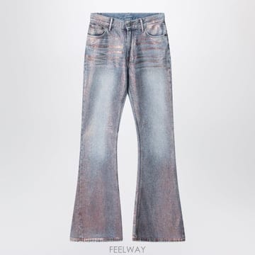 26SS 아크네 Studios Fitted glitter jeans 2025F Rose copper ligh