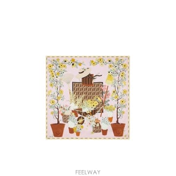26SS Fendi   Gardening  프린트 Foulard FXT091B01TF1WO0 TP572374