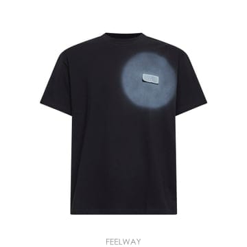 26SS 메종마르지엘라 블랙 쇼트 슬리브 코튼 T 셔츠 SH0GC0067M20048900 TP57248151
