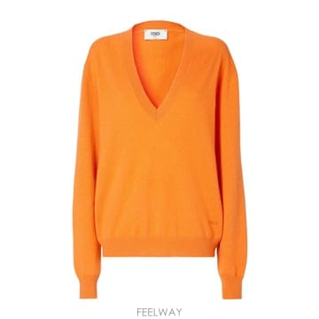 Fendi V 넥 스웨터 FZXE34AW4GF1UKJ TP570414282