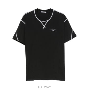 26FW Givenchy COUTURE SEAM CONTRASTED STITCH T 셔츠 BM71P53YR8