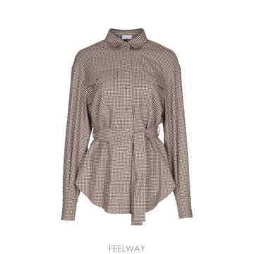 Brunello Cucinelli 26SS ���ڷ� ��ġ�ڸ� üũ ���� MB149MQ206C001 TP57183752526SS ���ڷ� ��ġ�ڸ� üũ ���� MB149MQ206C001 TP5718