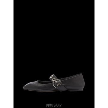 | Other Brand | 26SS Aeyde Ballet Flats  Uma  UMAEYELETNAPPALEATHERBLACK TP526SS Aeyde Ballet Flats  Uma  UMAEYELETNAPPALEATHERBLA