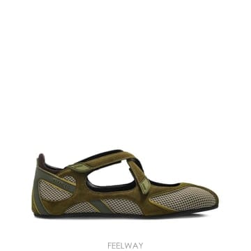 THE ATTICO 25FW ���Ƽ�� FLOOR01 BALLERINA FLAT 251WSH00871MIX062AA097828 T25FW ���Ƽ�� FLOOR01 BALLERINA FLAT 251WSH00871MIX062