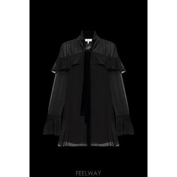 FRAME 26SS Frame ��ũ ž with ruffles WP26WDR0090BLK TP57109361126SS Frame ��ũ ž with ruffles WP26WDR0090BLK TP57109