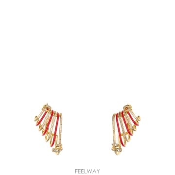 FENDI 25SS Fendi ORECCHINI 8AK618A24QF1O8Q TP57211841425SS Fendi ORECCHINI 8AK618A24QF1O8Q TP572118414